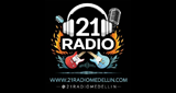 Logo 21Radio Medellín