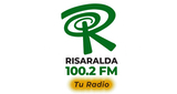 Logo Risaralda 100.2 F.M. Tu Radio