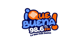 Logo ¡Qué Buena! 98.6 FM
