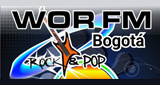 Logo WOR FM Rock y Pop Bogotá