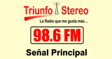 Logo Triunfo Stereo 98.6 FM