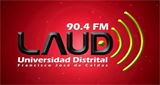 Logo LAUD 90.4 FM ESTÉREO
