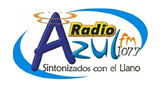 Logo de RadioAzul 107.7 FM en vivo
